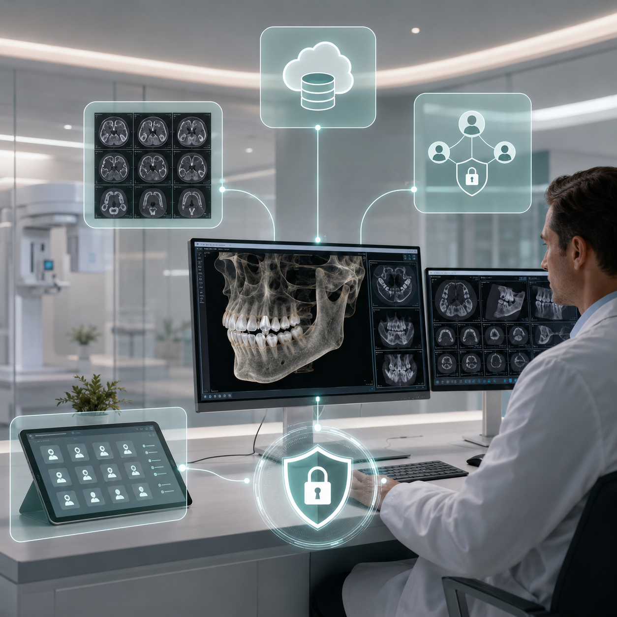 CloudCT как контур медицинской визуализации: DICOM, КЛКТ, 3D, фото и документы клиники